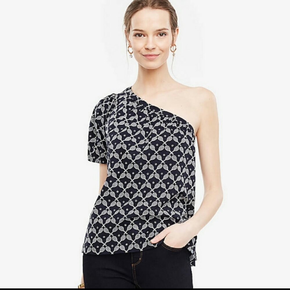 Ann Taylor Tennis Racquet Top